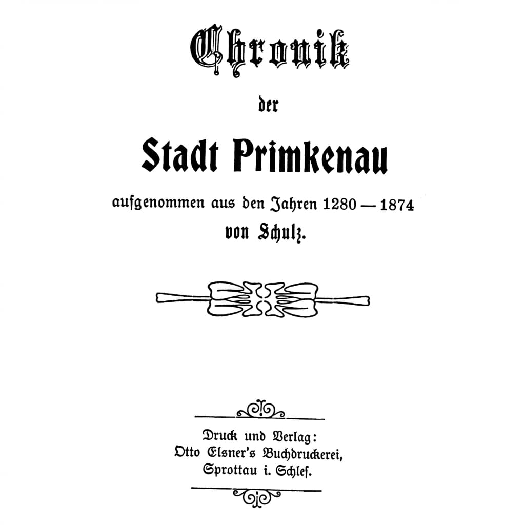 Kronika miasta Przemkowa